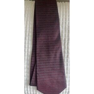 Vintage Daniel Craig Shiny Maroon Silk Tie